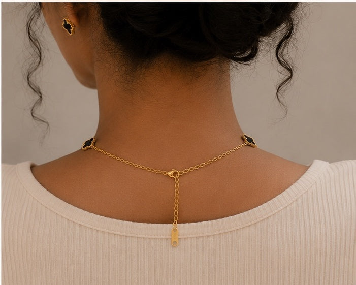 Black Clover Jewelry Set ✨