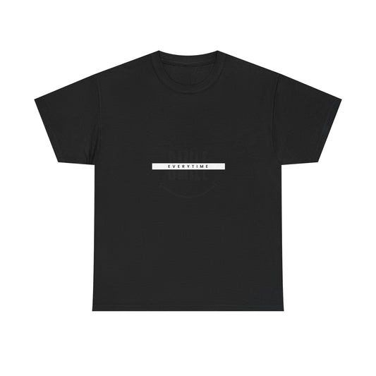 Smile Unisex Heavy Cotton Tee - Comfortable Everyday Wear, Motivational Gift, Casual Style, Positive Vibes, Perfect for Any Occasion