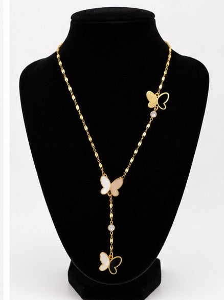 Elegant Butterfly Pendant Necklace