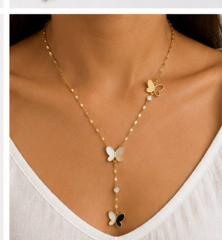 Elegant Butterfly Pendant Necklace